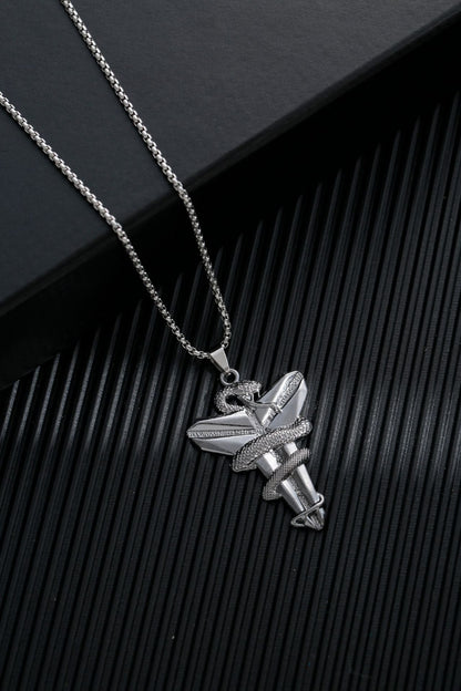 Men's Simple Sweater Chain Couple Accessories Niche Female Titanium Necklaces