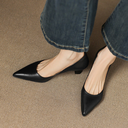 Sofía™ | Tacones de piel elegantes