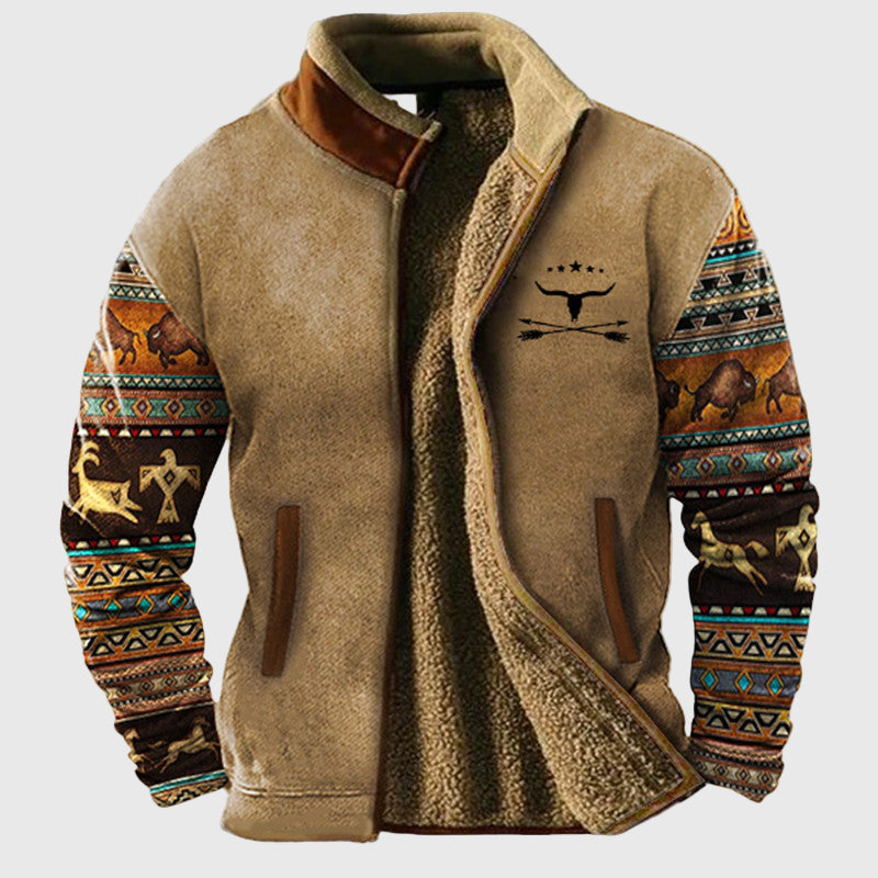 Marek – Ethno fleece bunda