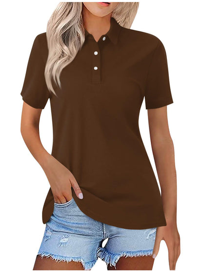 Polo léger Julia Femme - Élégance et Confort - Style Chic-T-Shirts pour Femmes-PARIS FEMME