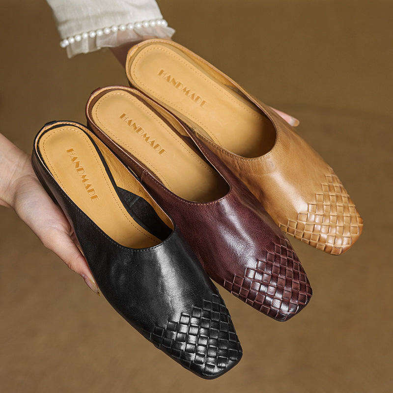 Elara™ | Mules de cuero elegantes