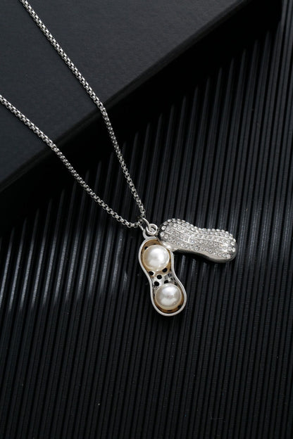Men's Simple Sweater Chain Couple Accessories Niche Female Titanium Necklaces