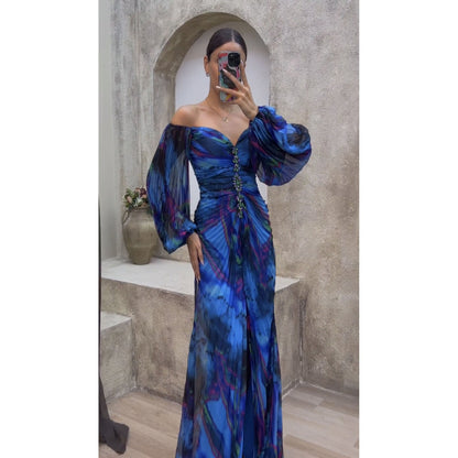 Savanna - Pleated Gown