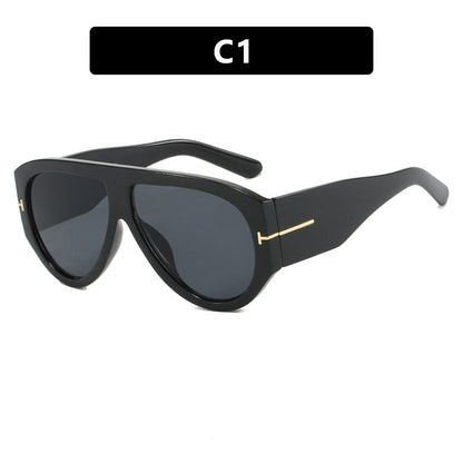 Stylische Pilotenbrille mit Farbverlauf