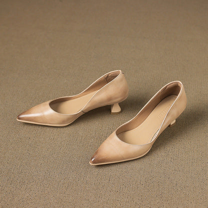 Sofía™ | Tacones de piel elegantes
