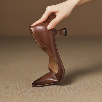 Sofía™ | Tacones de piel elegantes