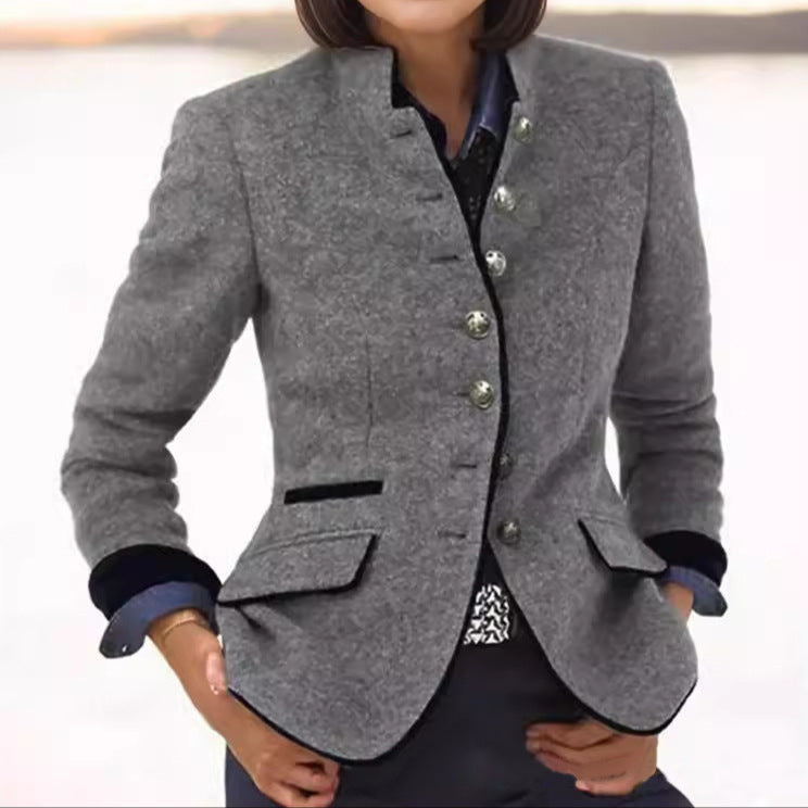 LUCIE™ / ELEGANTE STRUKTURIERTE STRICKJACKE