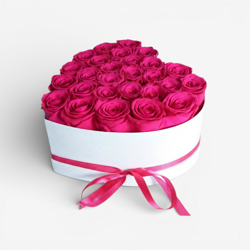Heart-Shaped Rose Flower Box