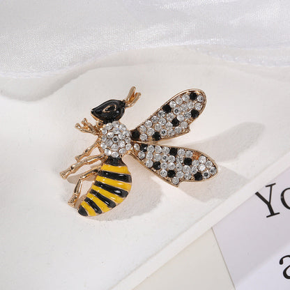 Women's Bee Pearl Brooch Insect High-grade Niche Brooches