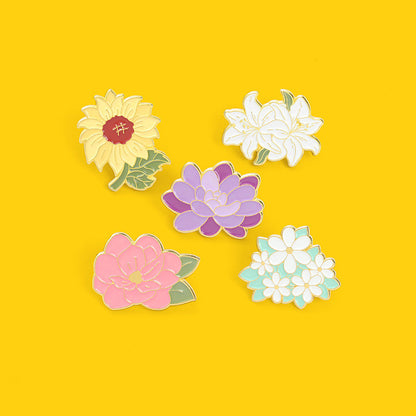 Lily Series Style Brooch Chest Paint Brooches