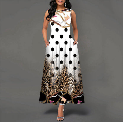 Bianca™ - Casual Sleeveless Dress with Flared Skirt