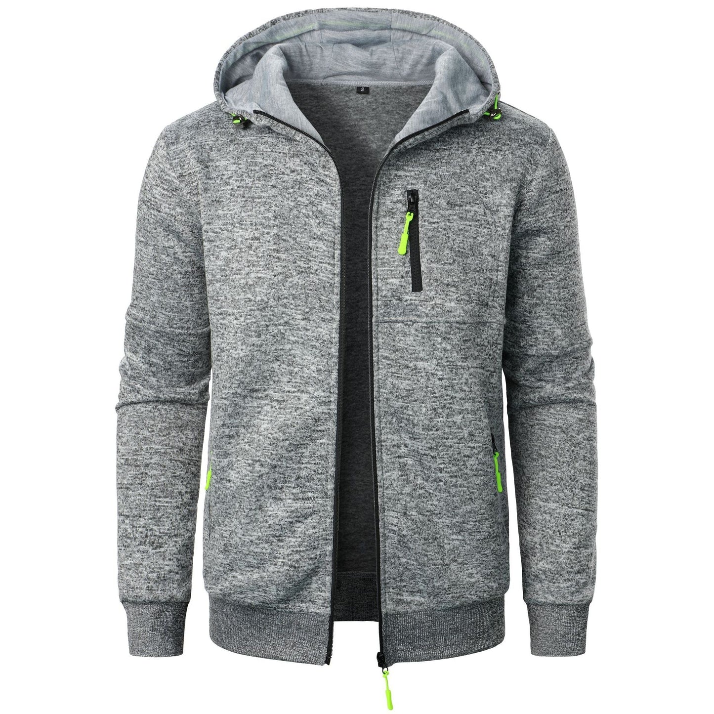 Men’s Patterned Zip Hoodie – Comfortable Breathable Stylish Casual Everyday Layering Wear