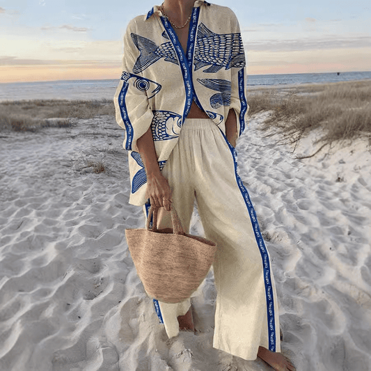 Conjunto Praia com calça