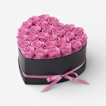 Heart-Shaped Rose Flower Box