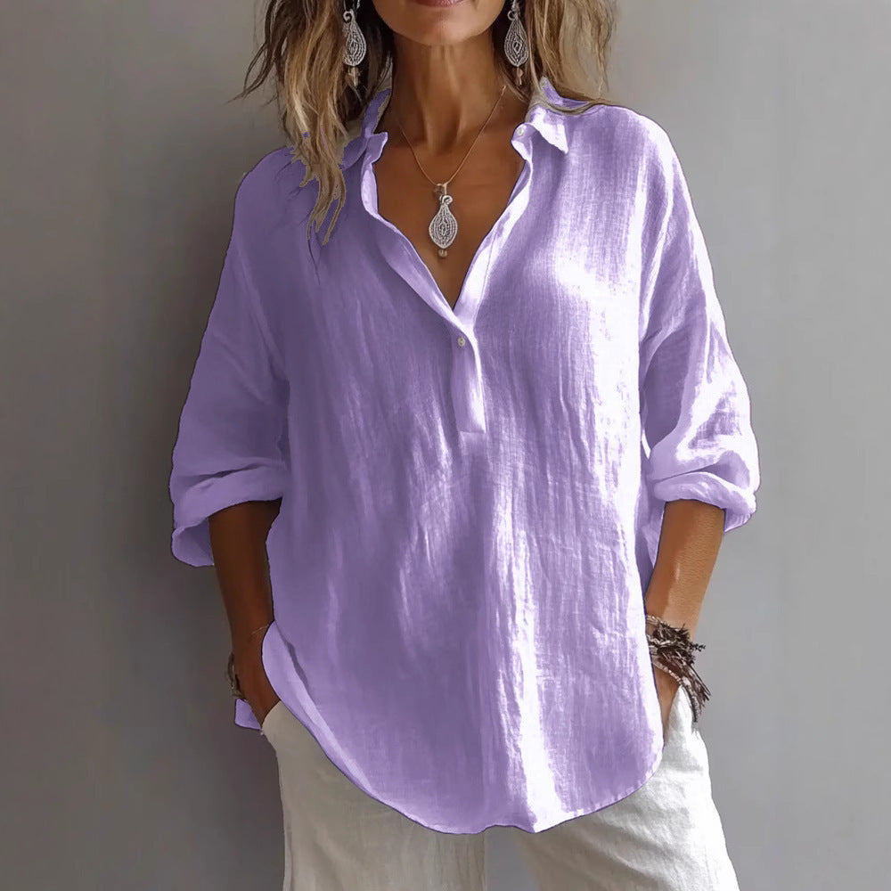 Lovise - Avslappa Eleganse Bluse