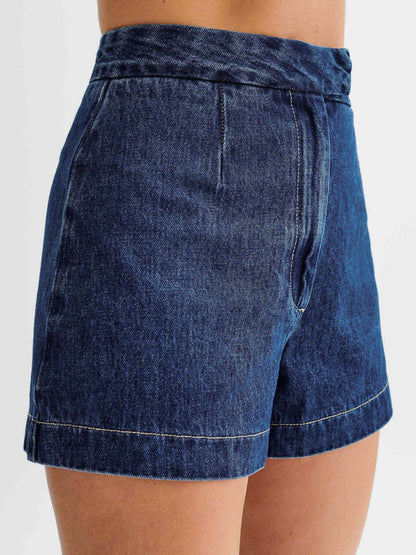 Nova Denim-Weste und Shorts-Set