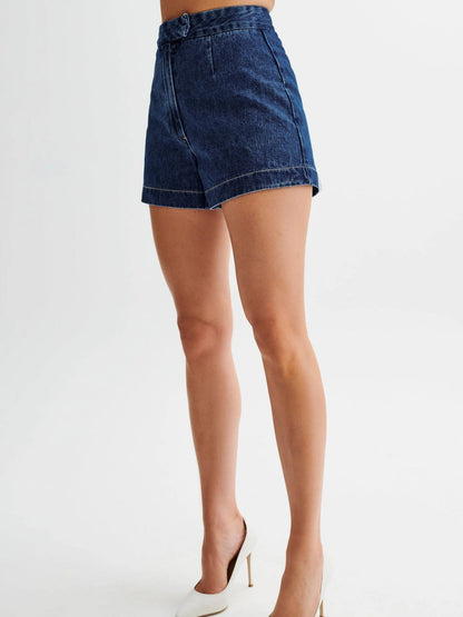 Nova Denim-Weste und Shorts-Set