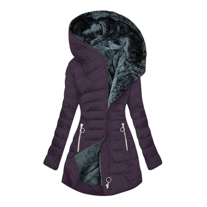Giulia – Veste en Duvet d'Hiver avec Capuche