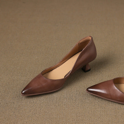 Sofía™ | Tacones de piel elegantes