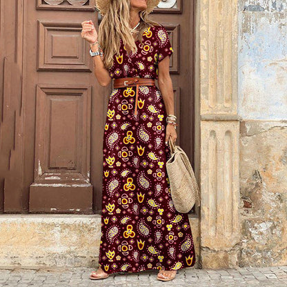 Boho | Elegant maxikjole i bohemsk stil