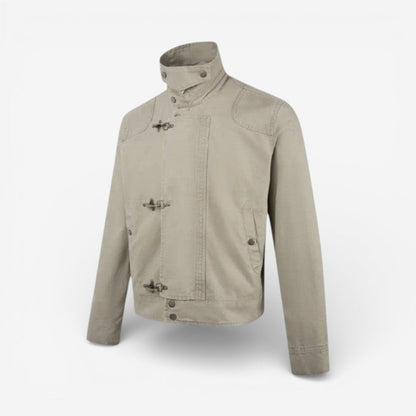 Mason - Long Sleeve Buckle Jacket with Side Pockets