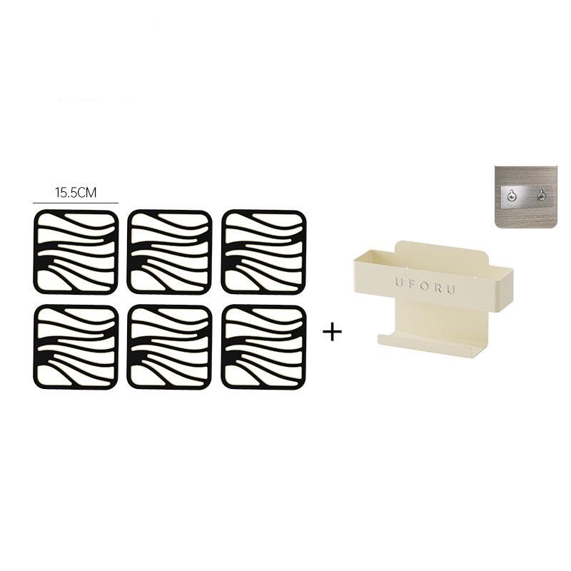 ThermoFlex Onderzetter Set | 6-delig 2-in-1 Design | Hittebestendig tot 120°C | Modern & Ruimtebesparend