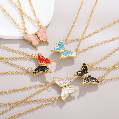Friend Butterfly Best Friendship Magnetic Sweater Necklaces