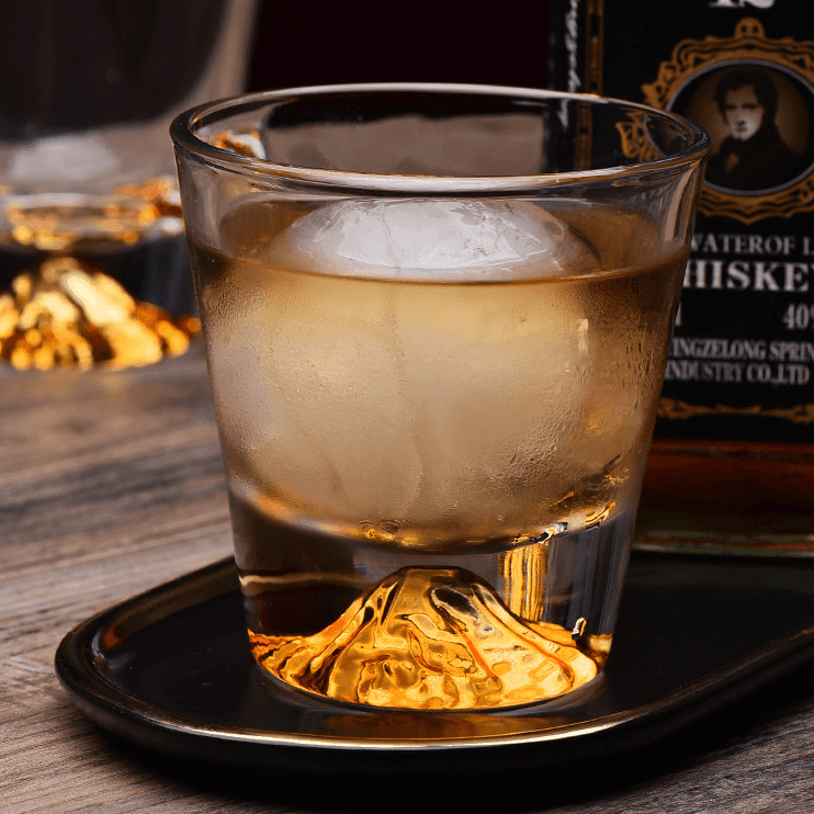 Whiskeyglas Edo Kiriko Handgemaakt Japans Kristal Set Houten Geschenkdoos Chamvin | Restfield