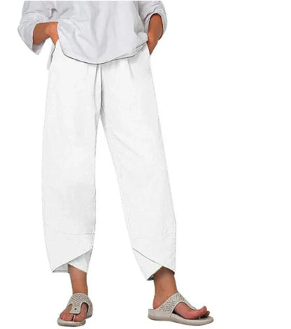 Giuliana - Licht cropped pantalon dames