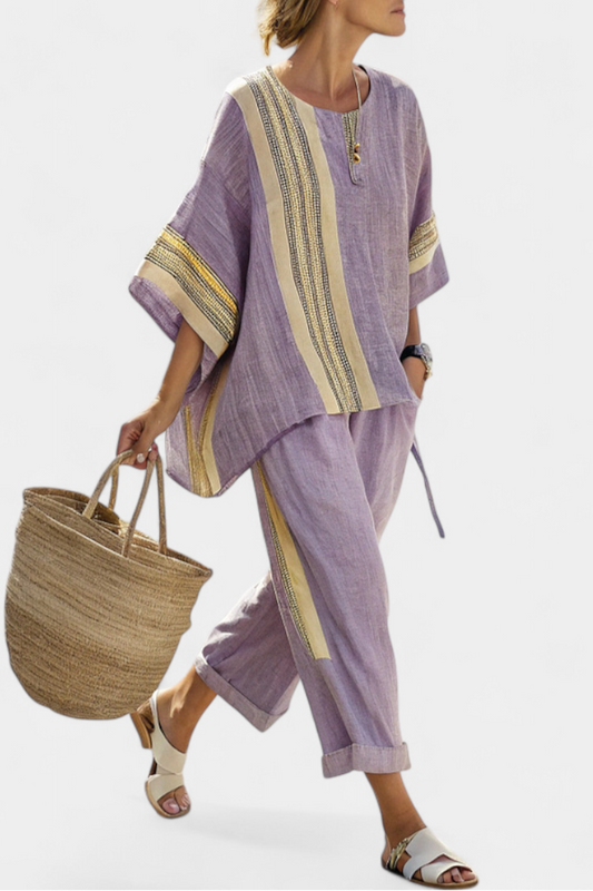 Elowric | Lavender Linen Set
