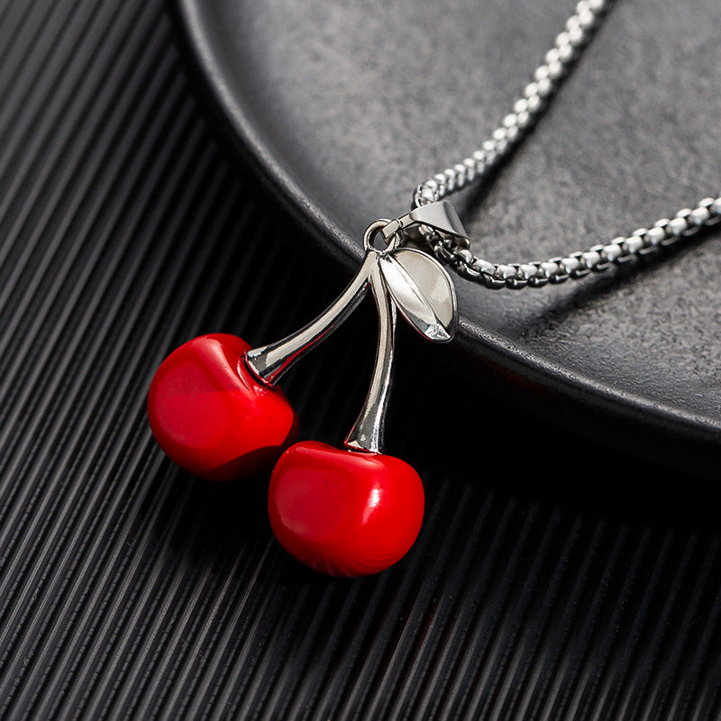 Men's Simple Sweater Chain Couple Accessories Niche Female Titanium Necklaces