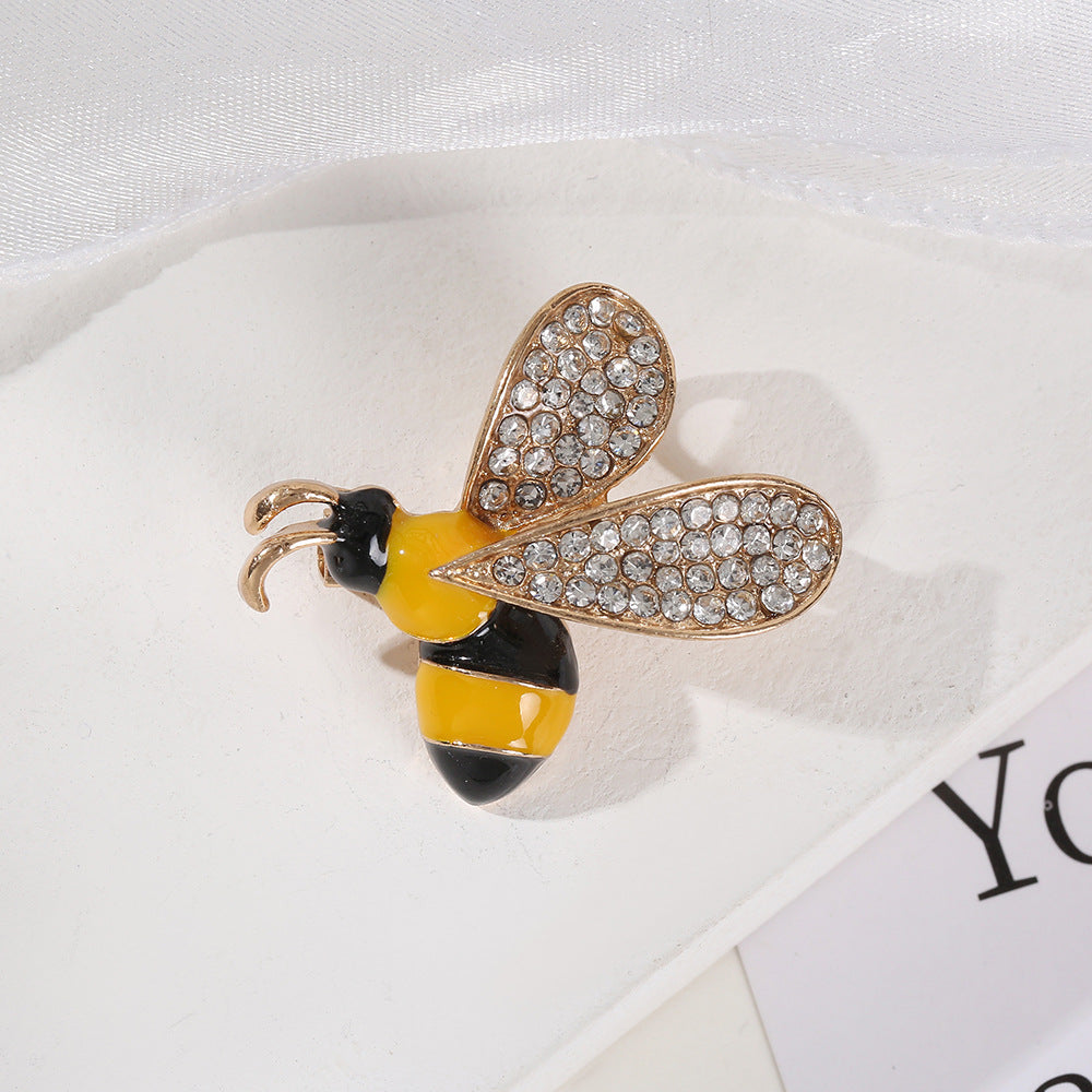 Women's Bee Pearl Brooch Insect High-grade Niche Brooches