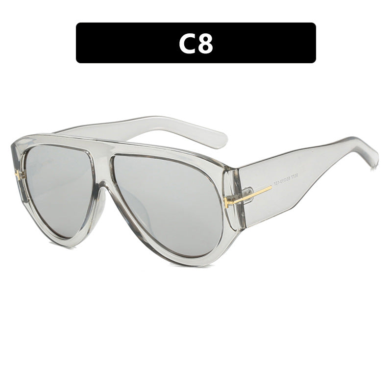 Stylische Pilotenbrille mit Farbverlauf
