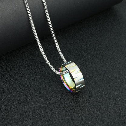 Men's Simple Sweater Chain Couple Accessories Niche Female Titanium Necklaces