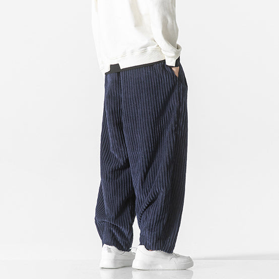 Kaviro | Vintage Cordhose mit Lockerem Schnitt