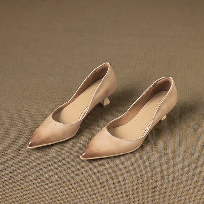 Sofía™ | Tacones de piel elegantes