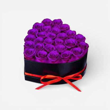 Heart-Shaped Rose Flower Box