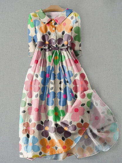 Women's Bohemian Summer Dress | Midi