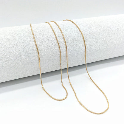 Chain Soft Snake Bone Double Layer Necklaces