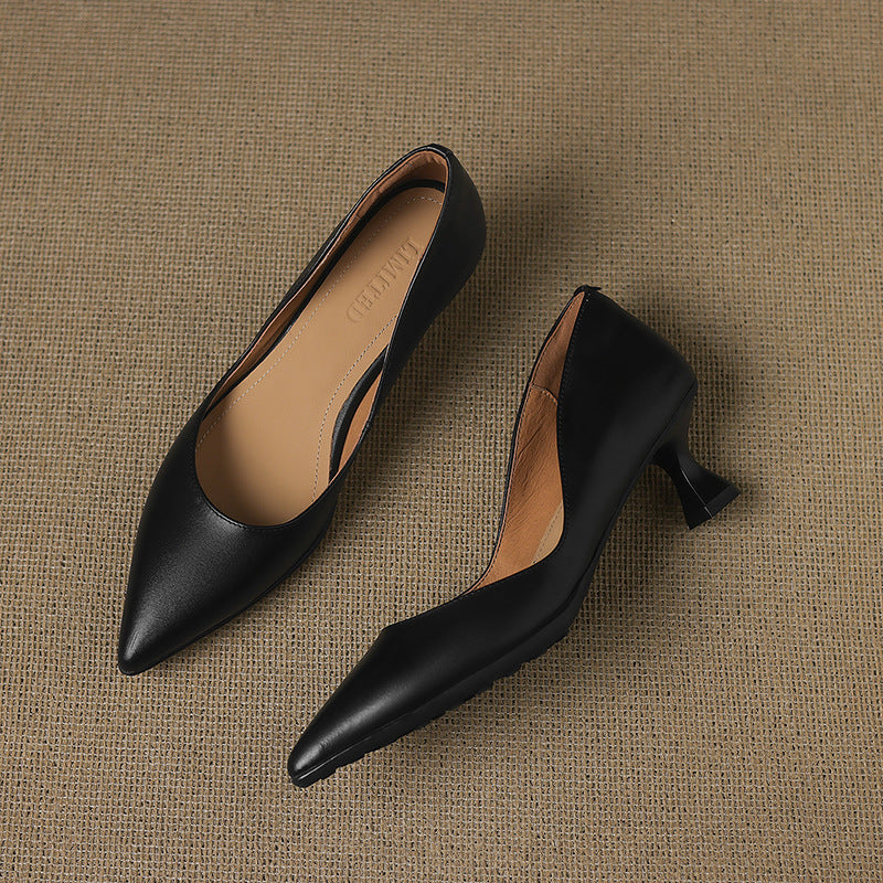 Sofía™ | Tacones de piel elegantes