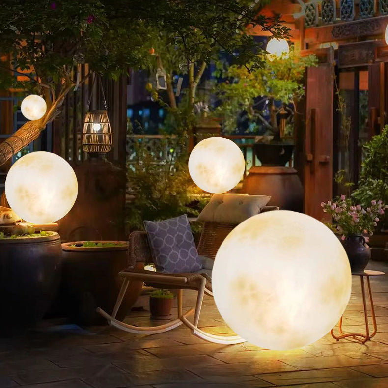 Venkovní Zahradní Světla ve Tvaru Měsíce | LED Dekorativní Lampy