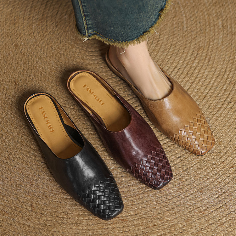 Elara™ | Mules de cuero elegantes