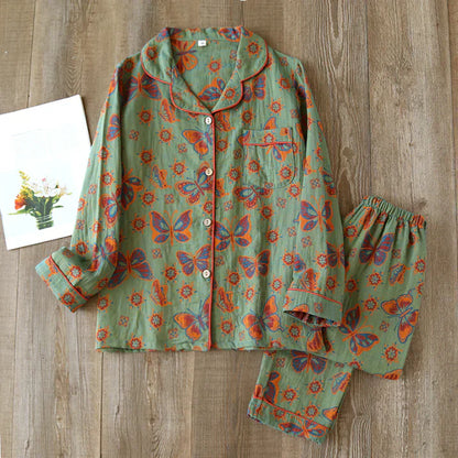Women's Floral-Print Two-Piece Pajama Set - Modern