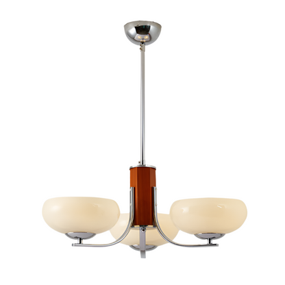 Lunaro | Bauhaus Pendelleuchte mit 3/5 Opalglas-Köpfen