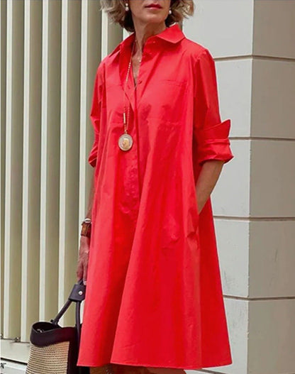 ZIANA | FUCHSIA MIDI DRESS