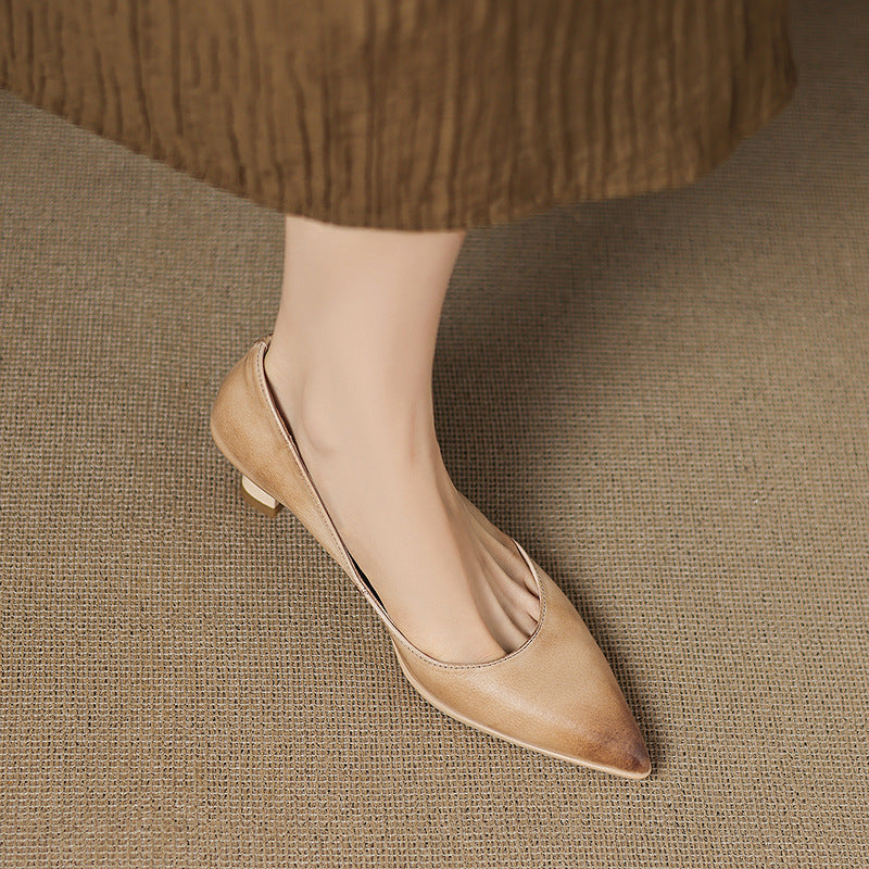 Sofía™ | Tacones de piel elegantes