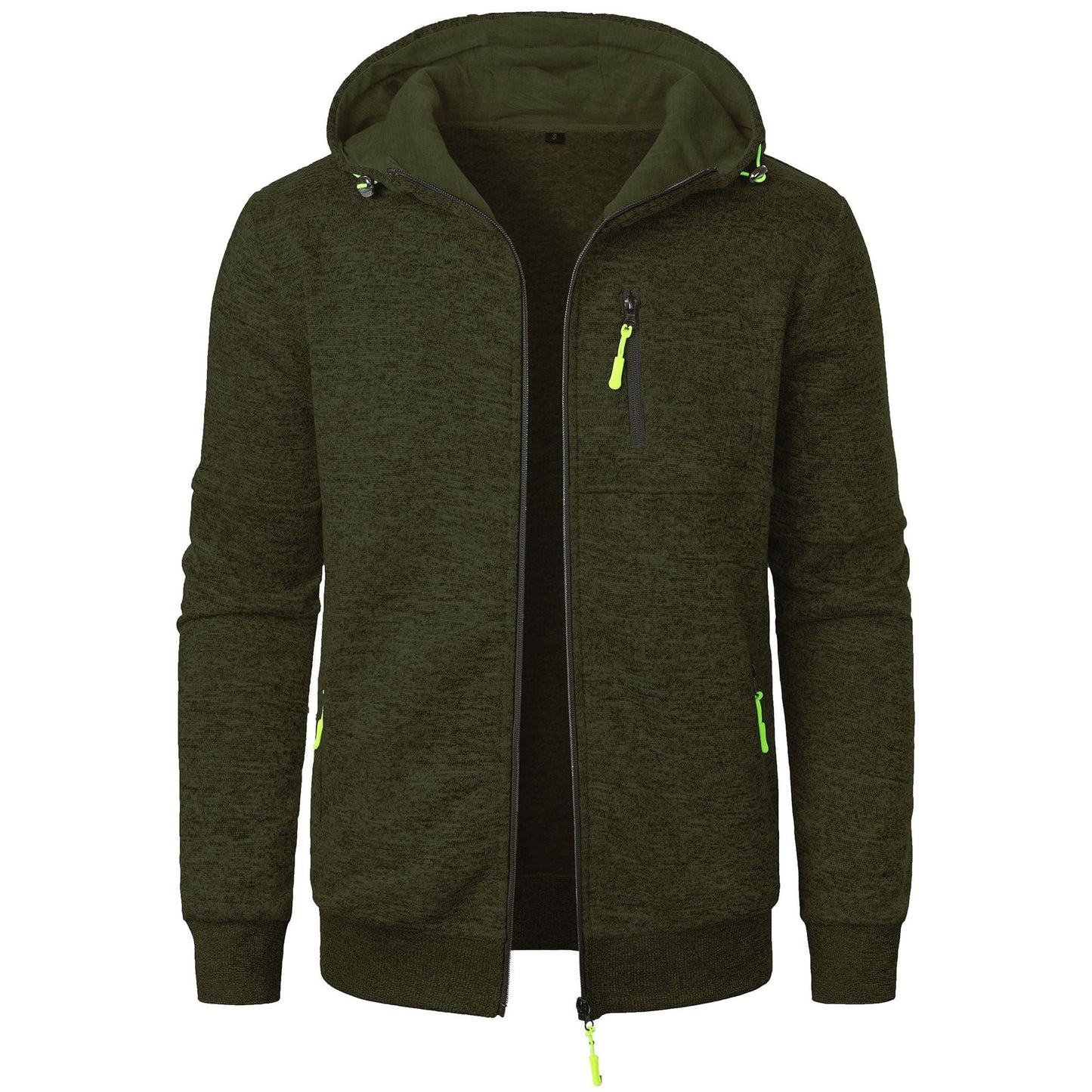 Men’s Patterned Zip Hoodie – Comfortable Breathable Stylish Casual Everyday Layering Wear