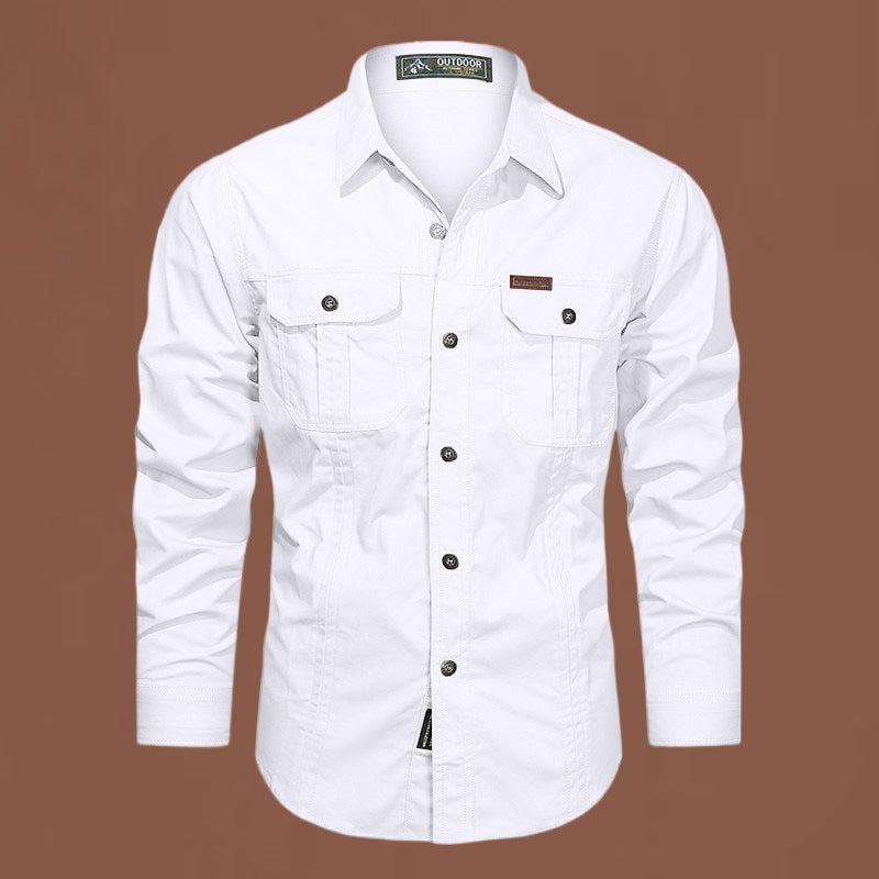 Simon | Utility Pocket Button Up Shirt