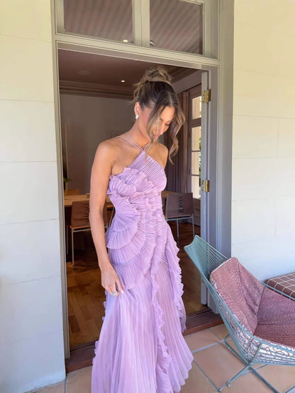 Kaye - Elegantes Rüschen Kleid