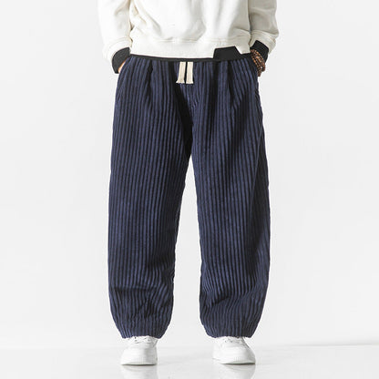 Kaviro | Vintage Cordhose mit Lockerem Schnitt